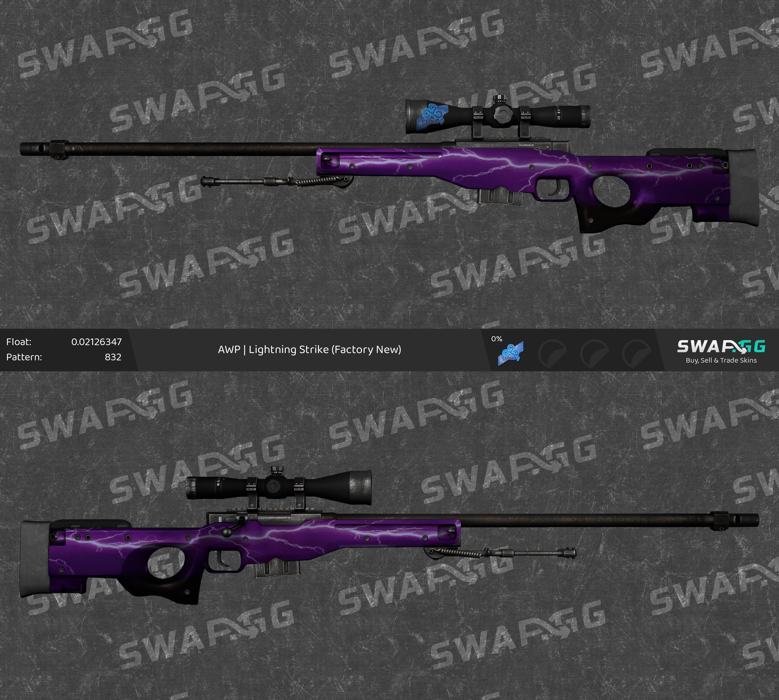 H] AWP Lightning Strike  W/ Cloud9 HOLO Katowice 2015 Sticker (on  scope) [W] 185 TF2 Keys : r/GlobalOffensiveTrade