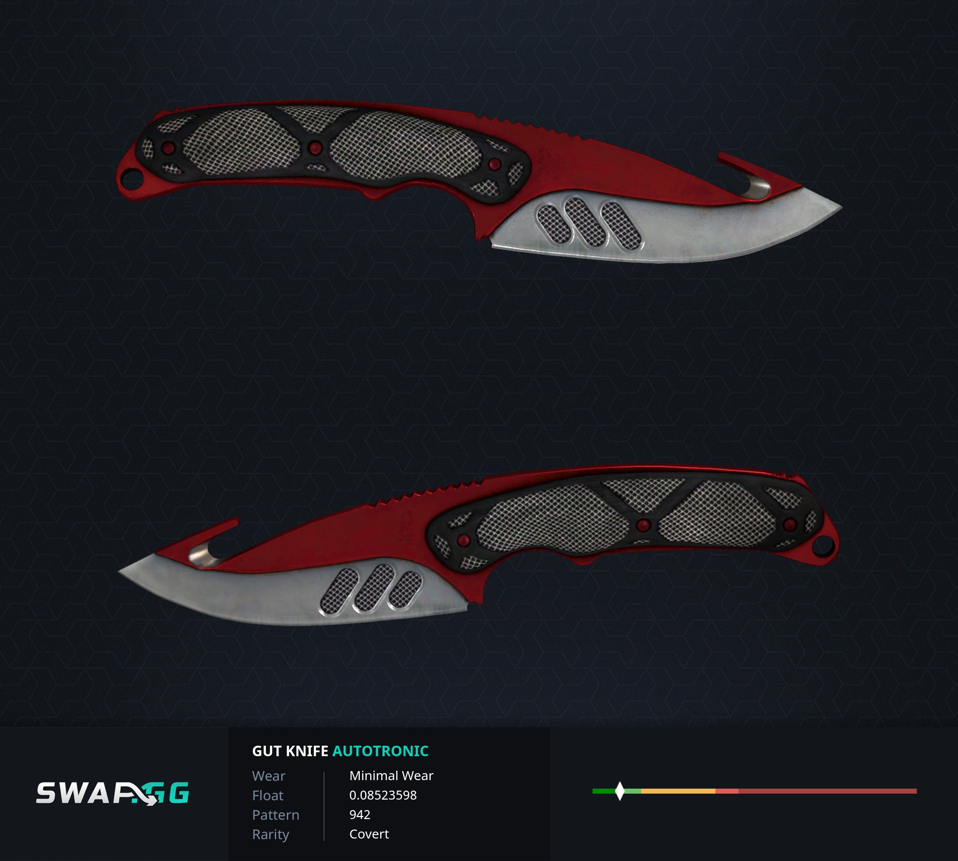 Steam gut knife marble fade фото 73