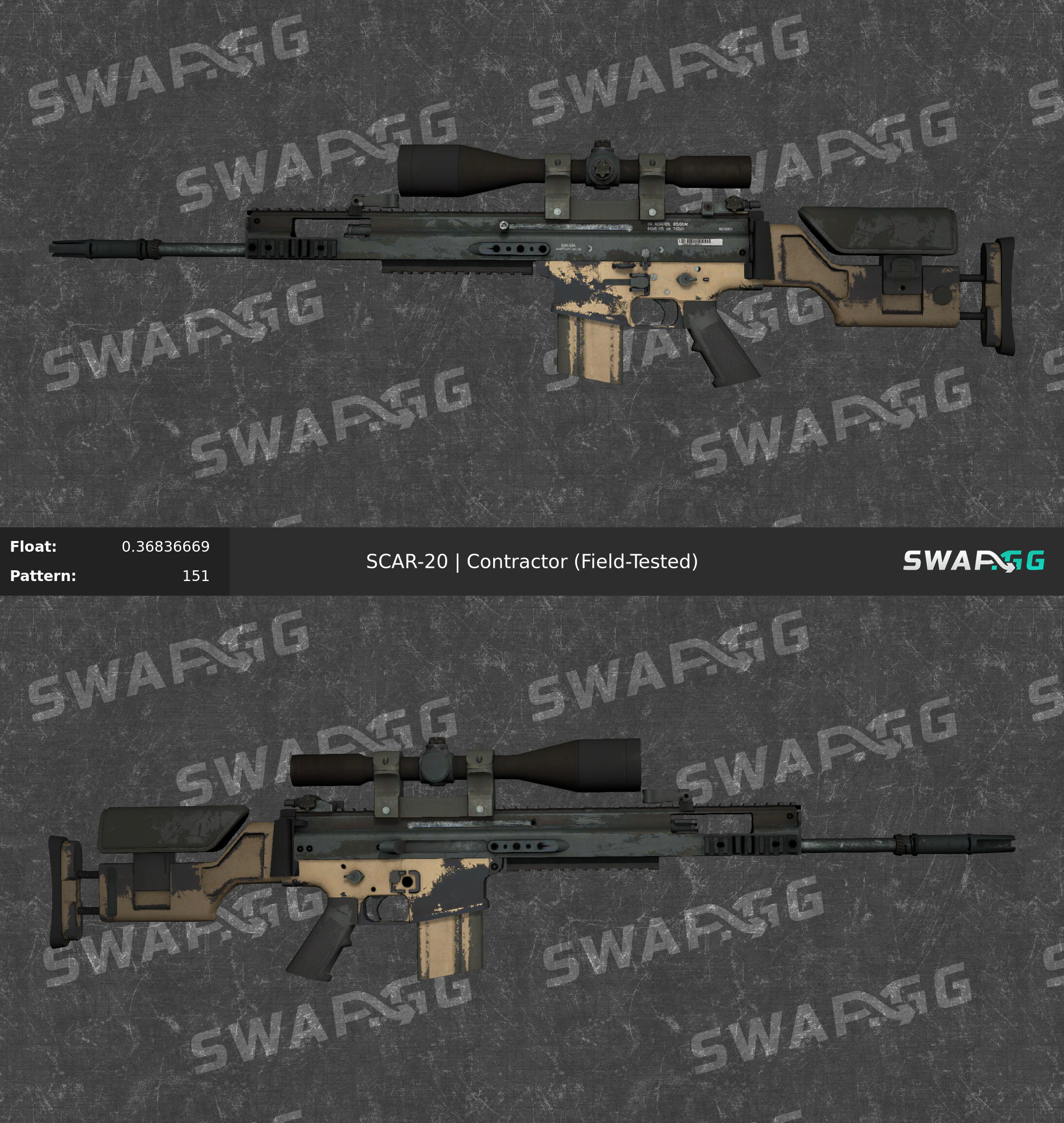 SCAR-20 Contractor cs go skin instal the new version for apple