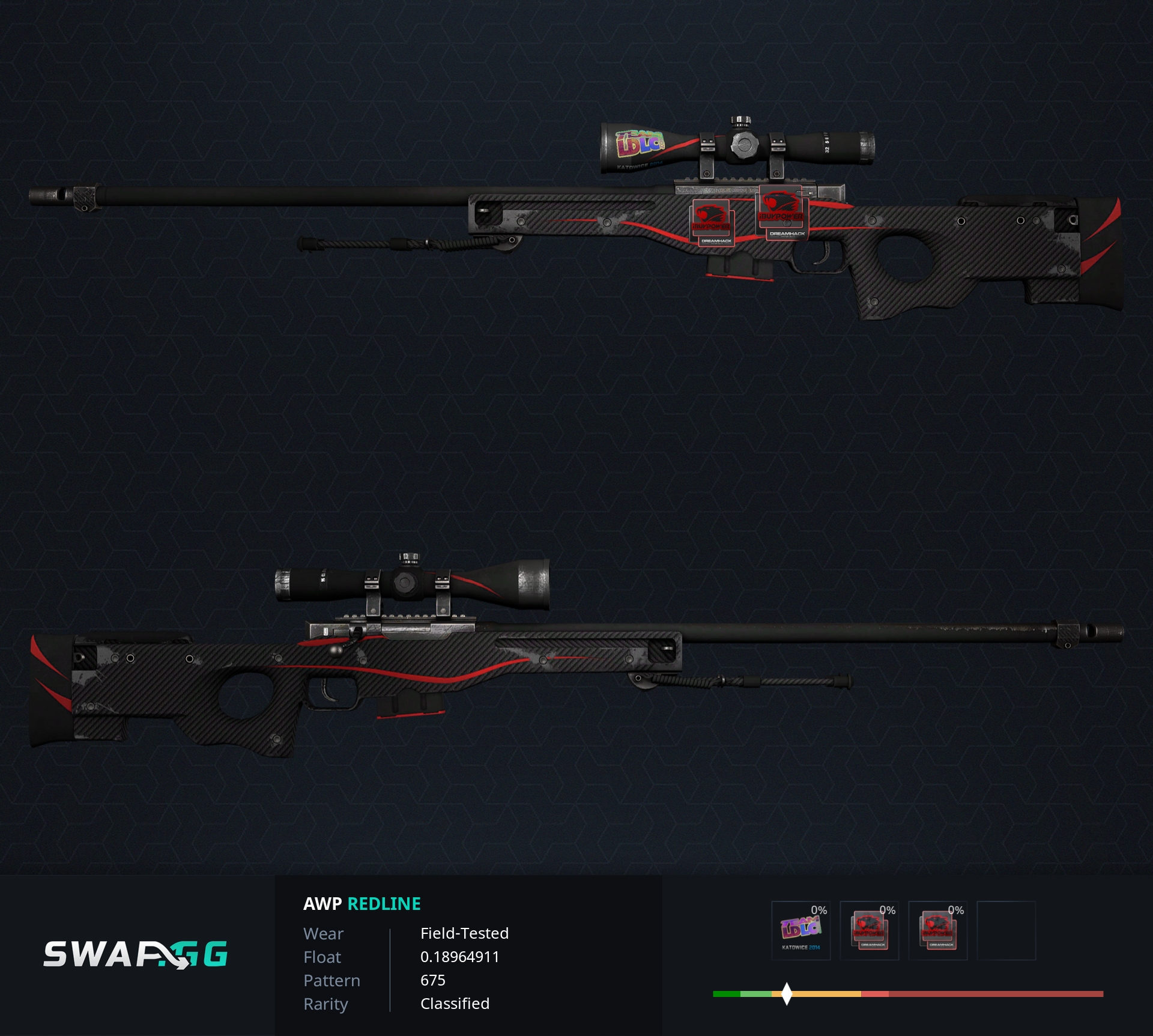 Awp redline немного поношенное фото 4