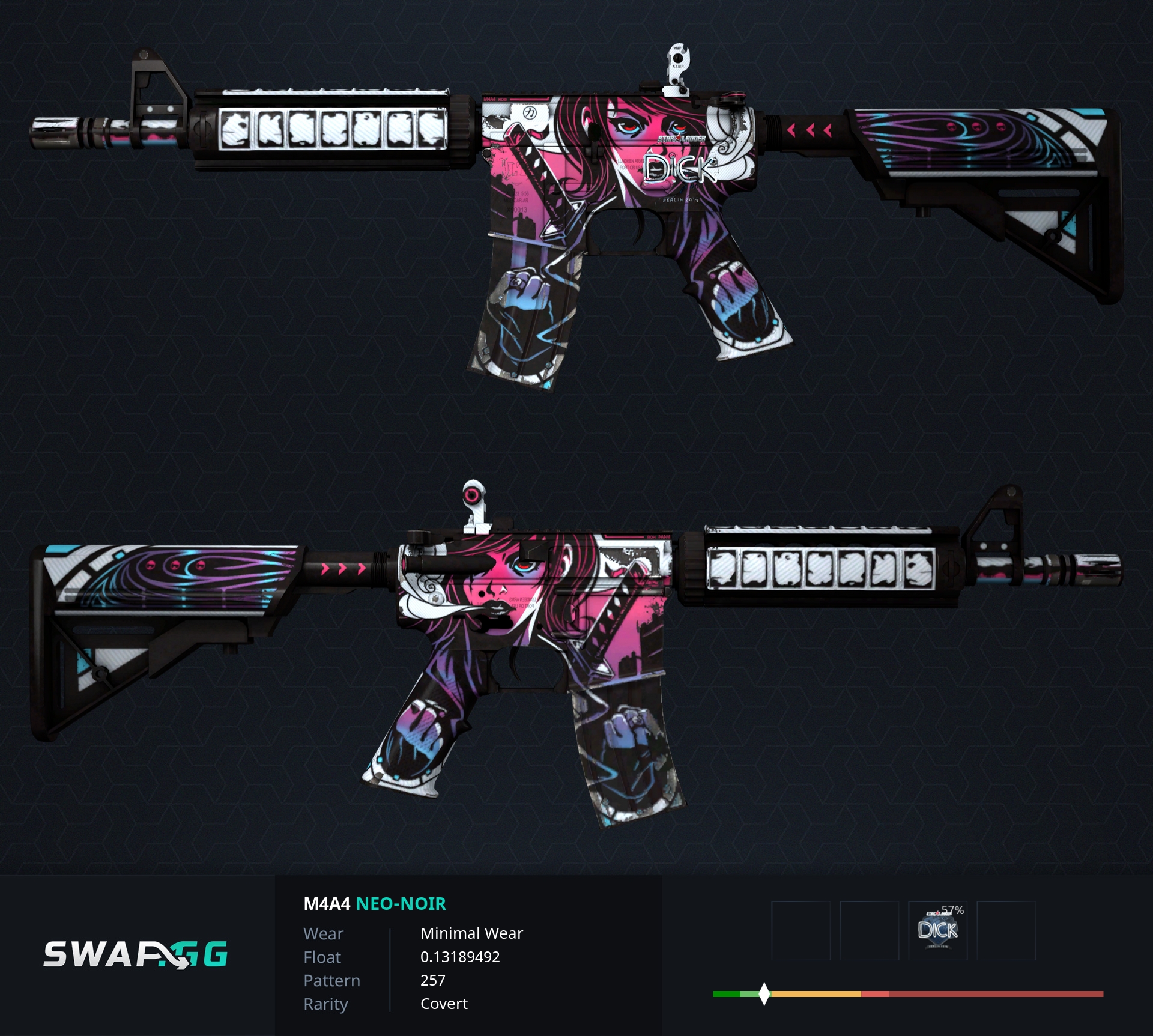 [Q] Has anyone come across M4A4 Neo noir crafts? : r/GlobalOffensiveTrade