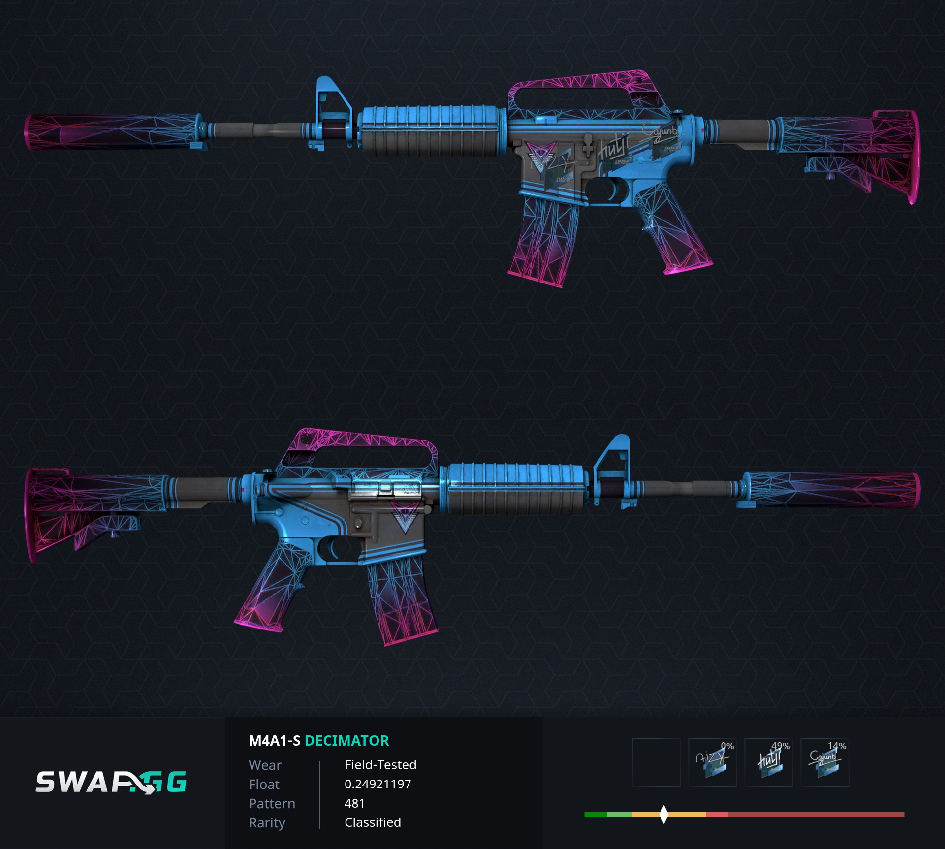 M4A1-S | Decimator (Field-Tested) - swap.gg