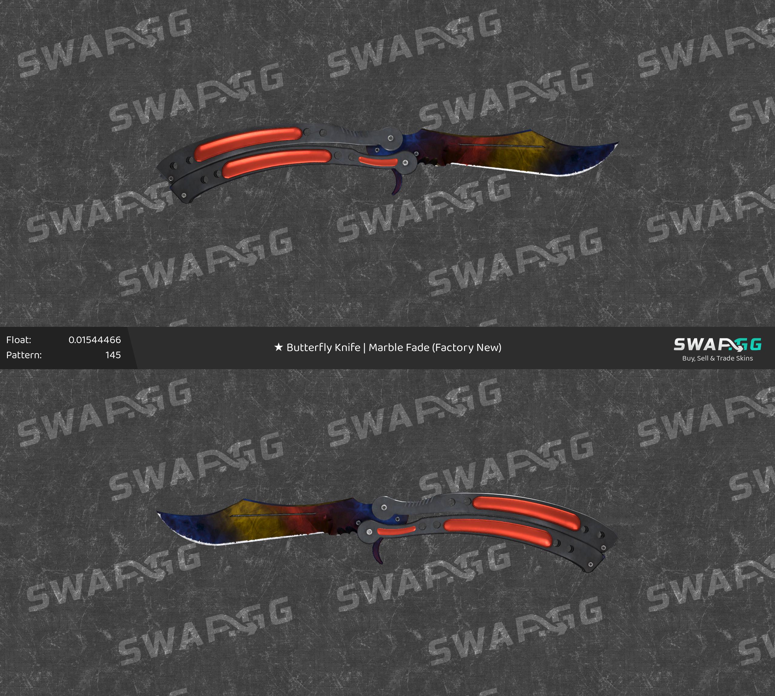 Steam gut knife marble fade фото 88