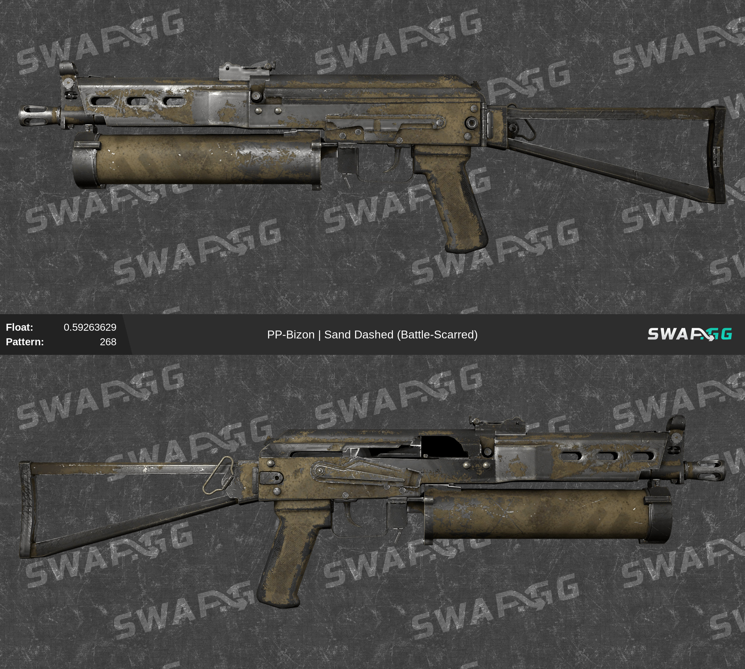 PP-Bizon Sand Dashed cs go skin download the new version for mac