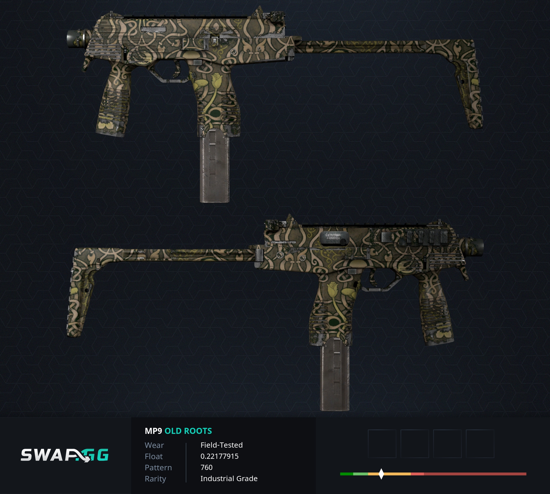 Souvenir MP9 | Old Roots (Minimal Wear) - swap.gg