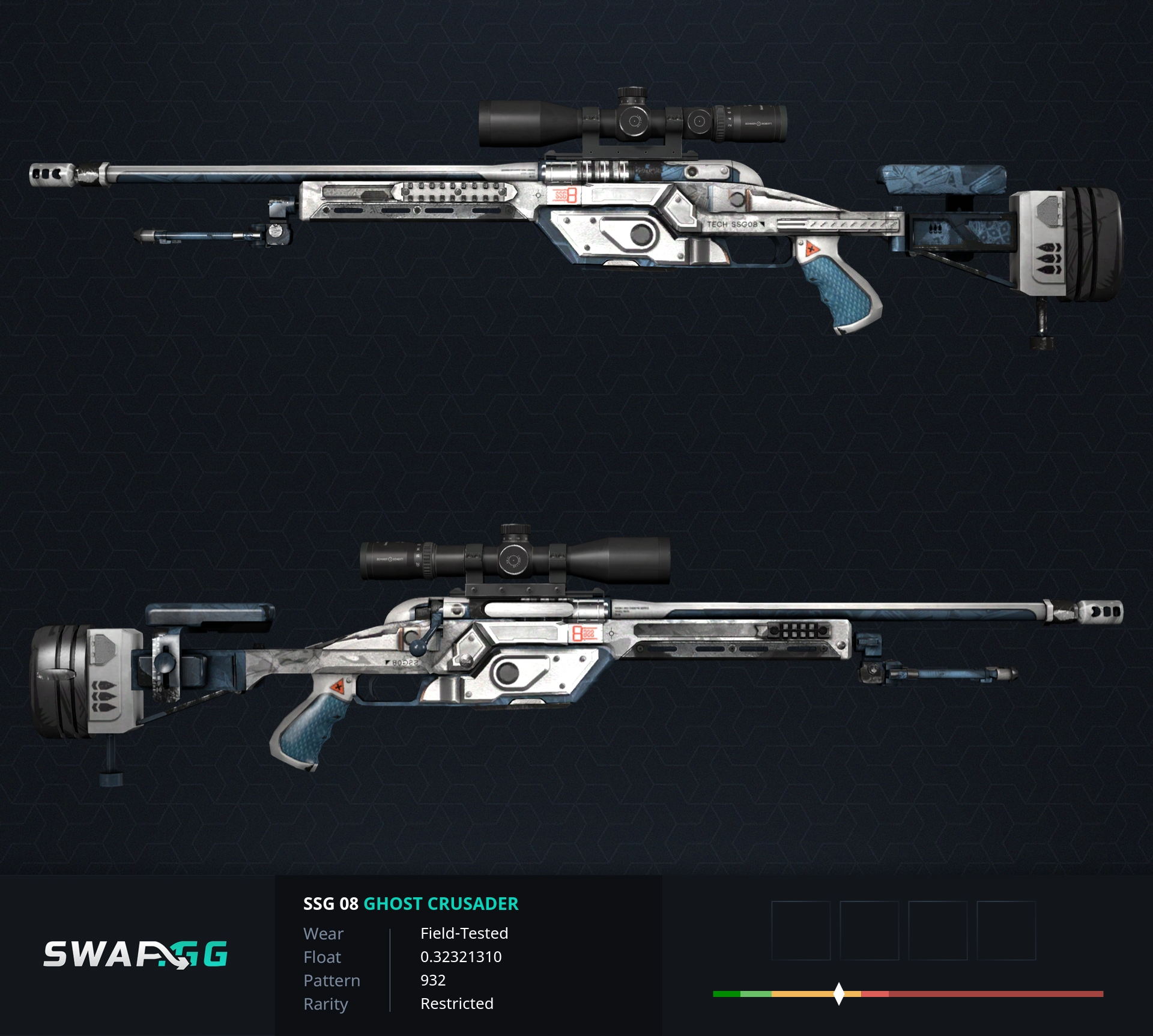 SSG 08 | Blue Spruce (Field-Tested) - swap.gg