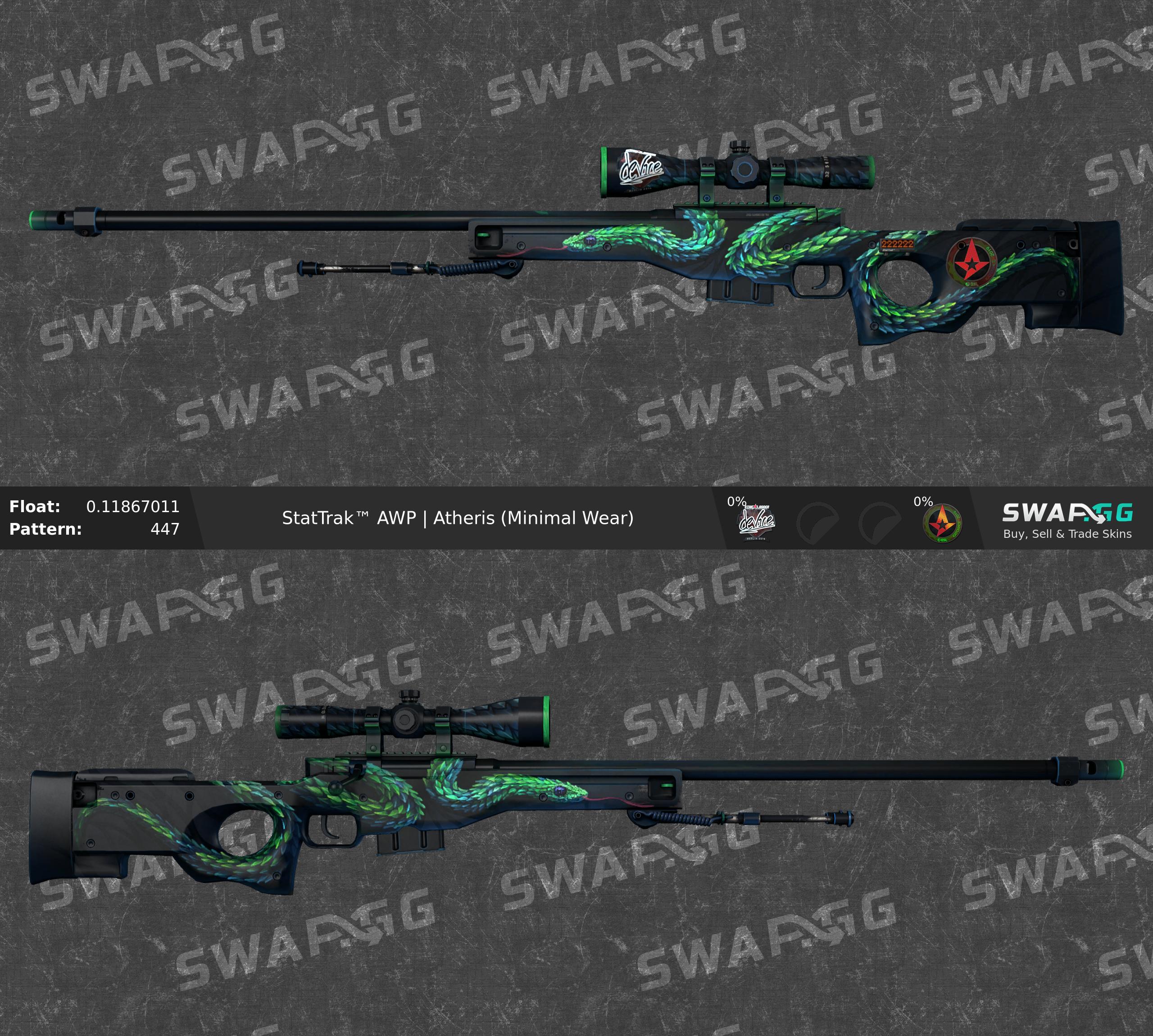 AWP Atheris - Skin Wear/Float 