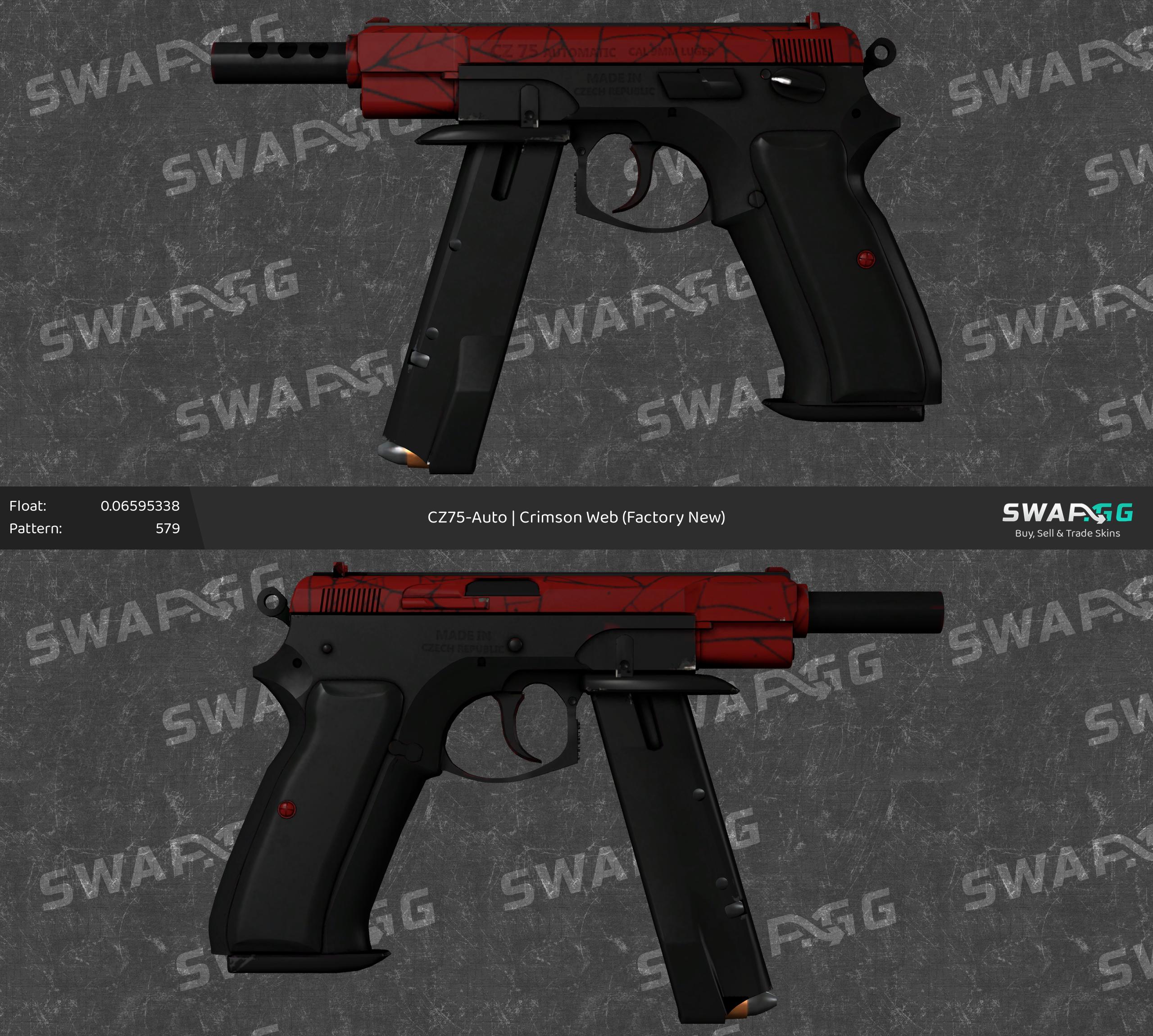 75% market price; Csgo Desert Eagle | Code Red (Well-Worn) + 4 Foil stickers