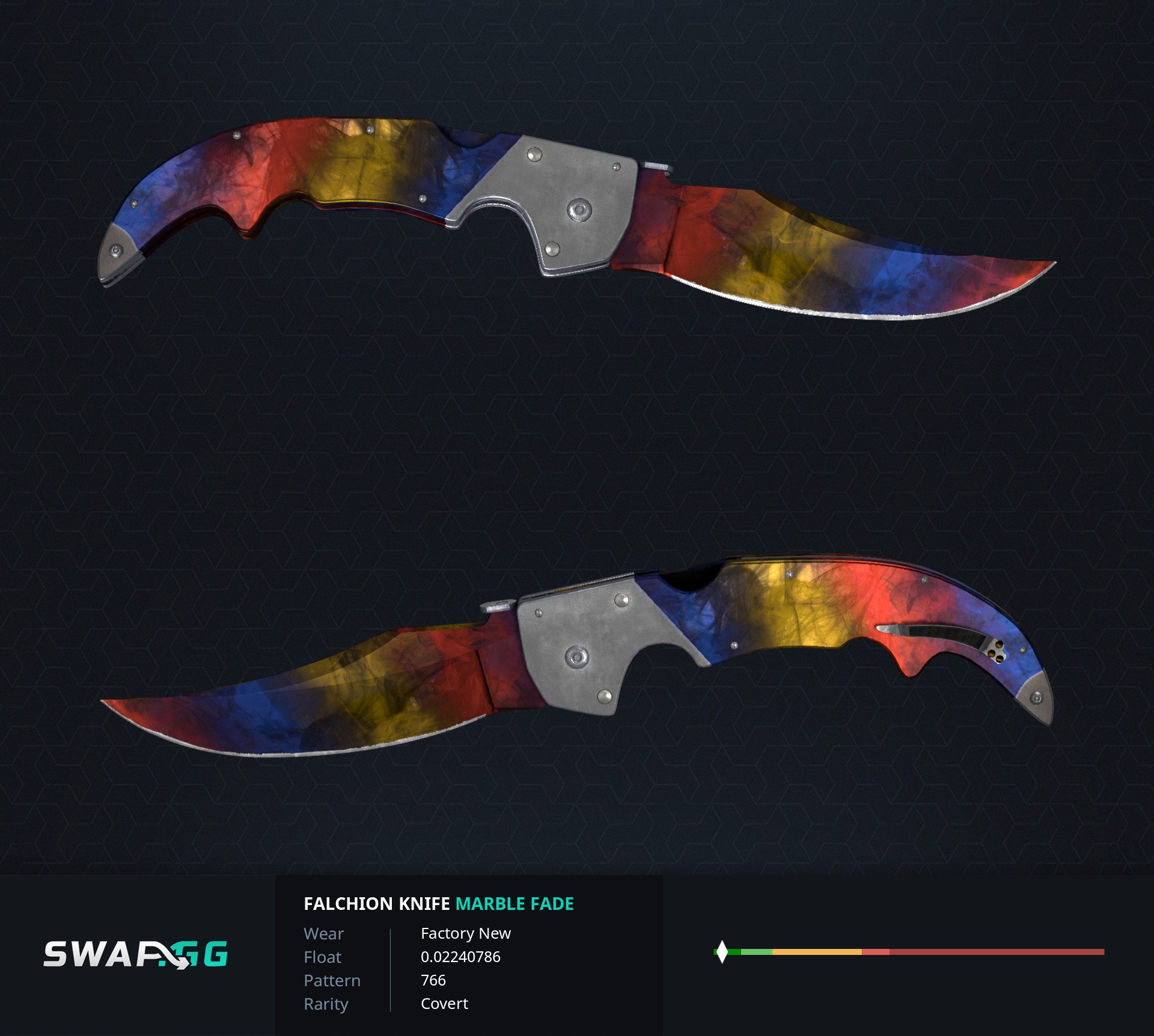 Steam gut knife marble fade фото 72