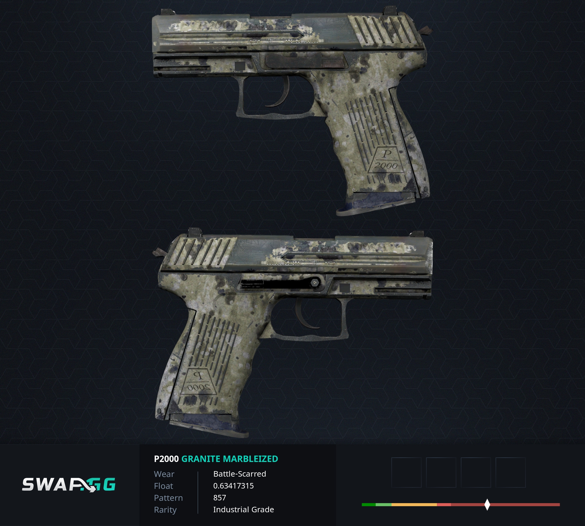 P2000 Granite Marbleized (FieldTested) swap.gg