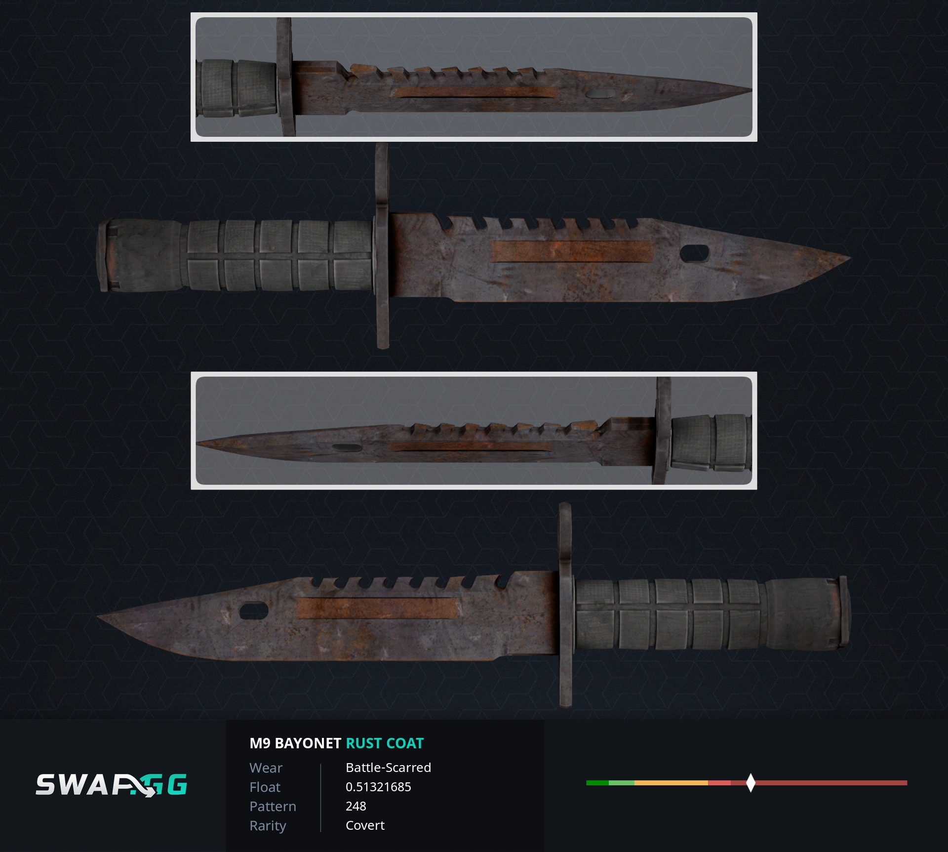 Combat knife from hell rust фото 6