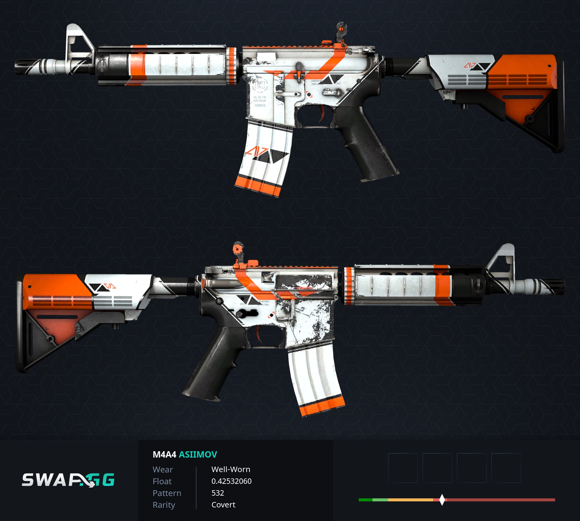 M4a4 asiimov battle scarred фото 94