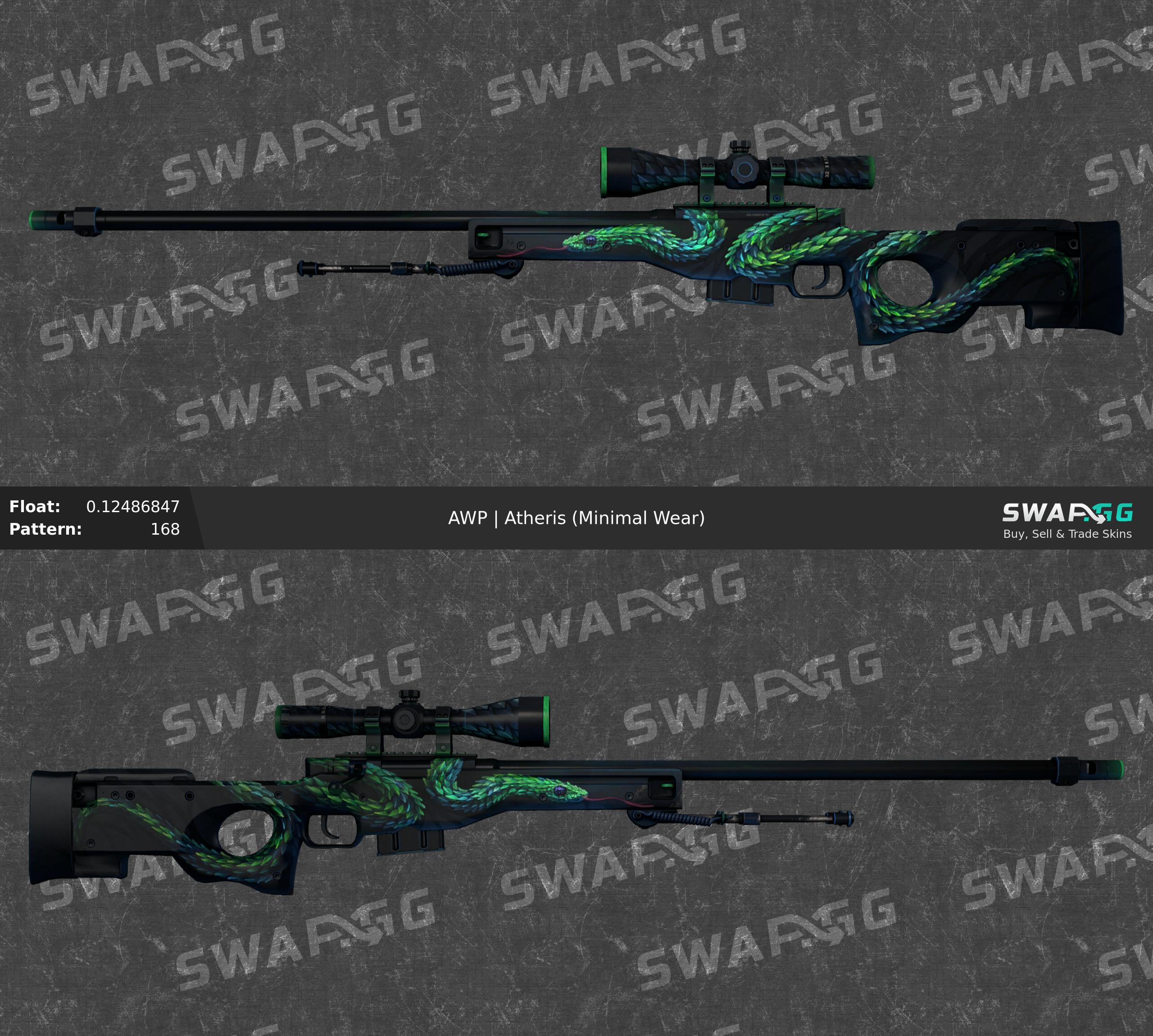 CSGO AWP  Atheris - Skin wear/float 