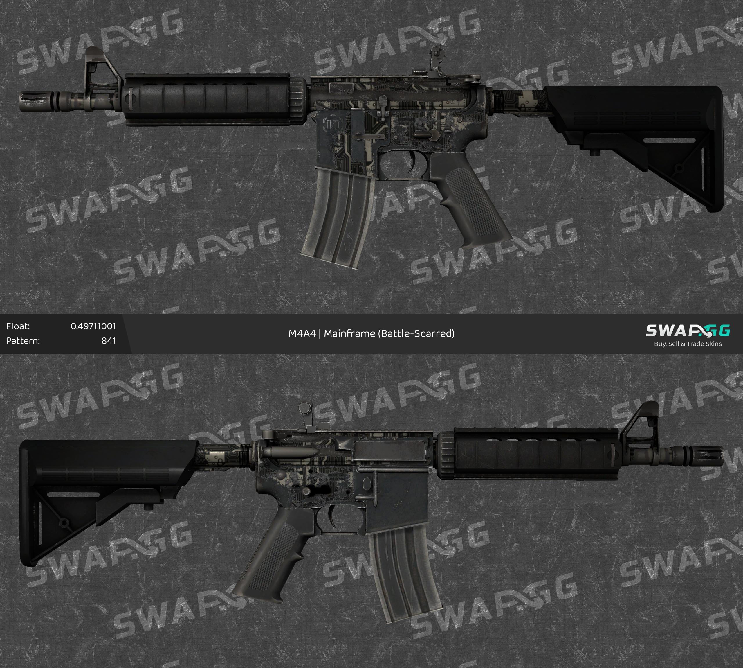 M4a4 mainframe battle scarred фото 5