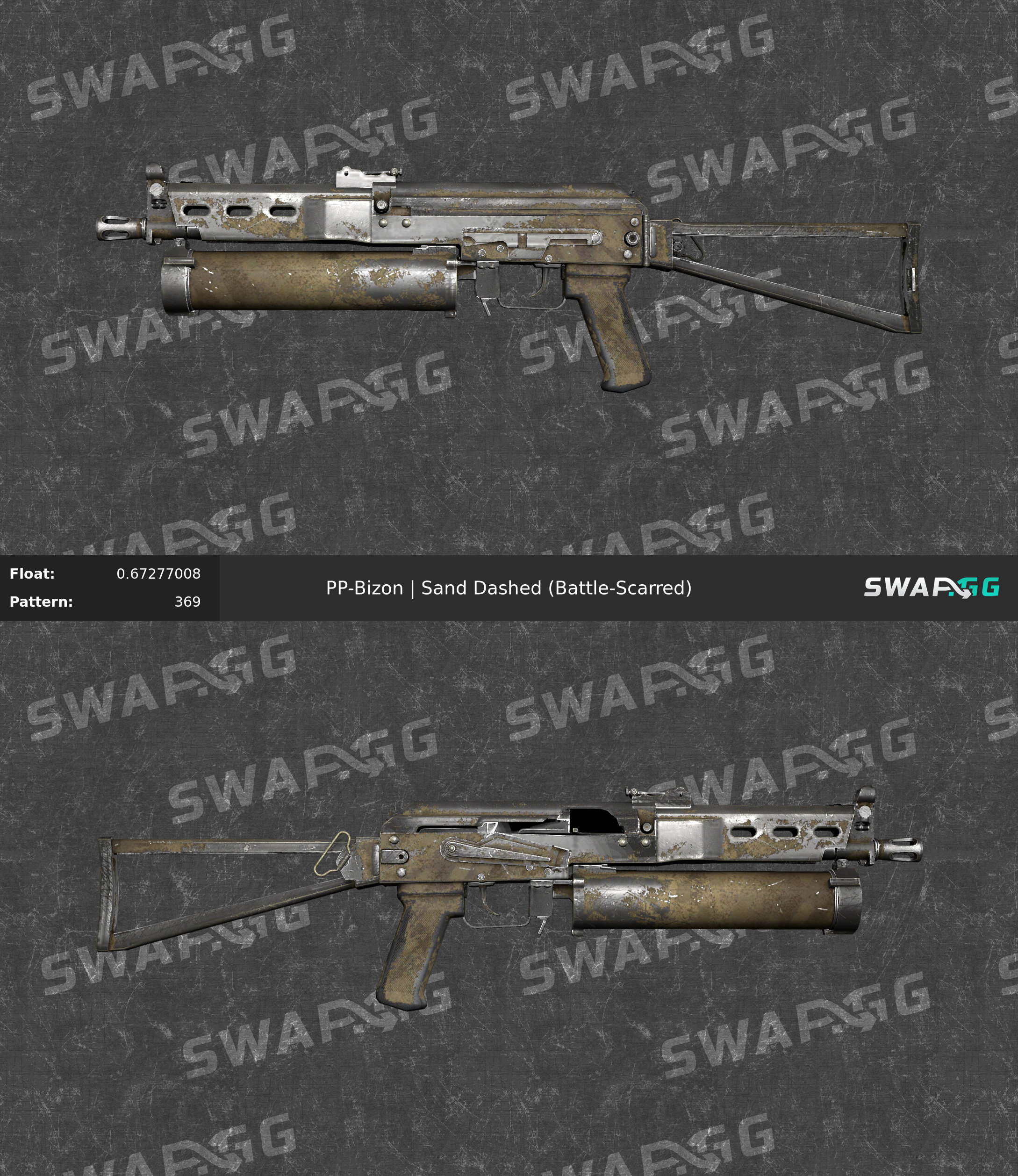 PP-Bizon Sand Dashed cs go skin download the new for ios