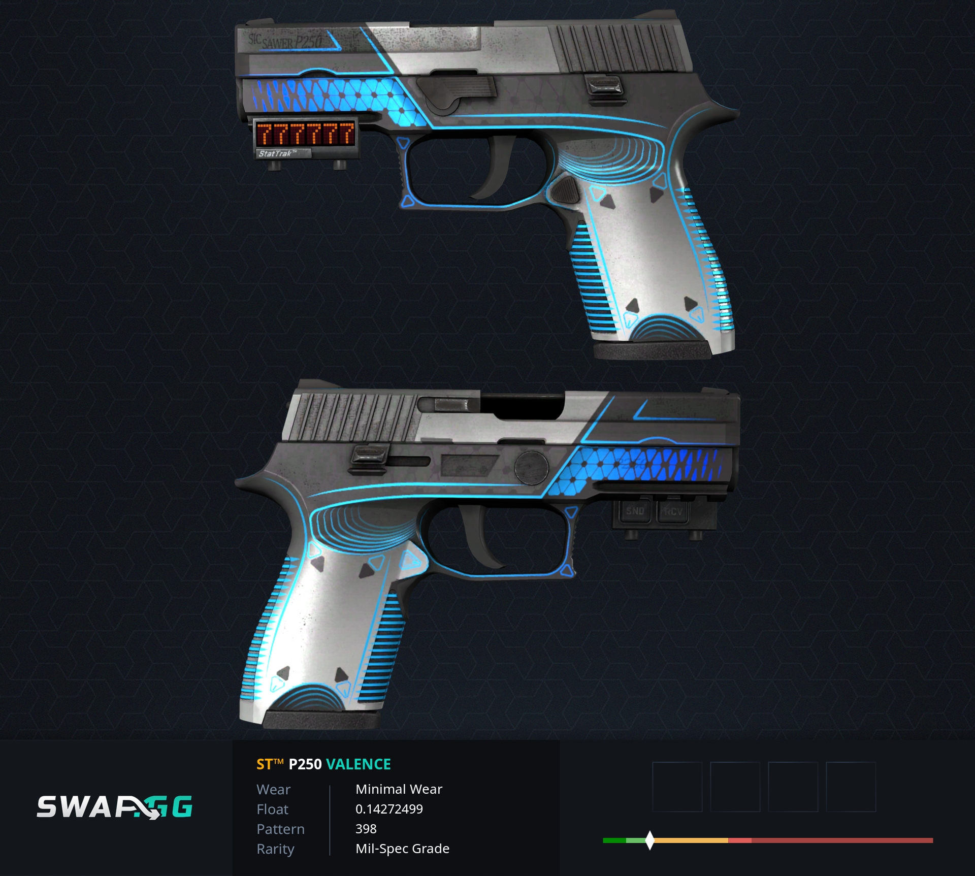 Stattrak tm p250. P250 Valence. P250 кассета. P250 цвета прибоя. P250 Ripple.