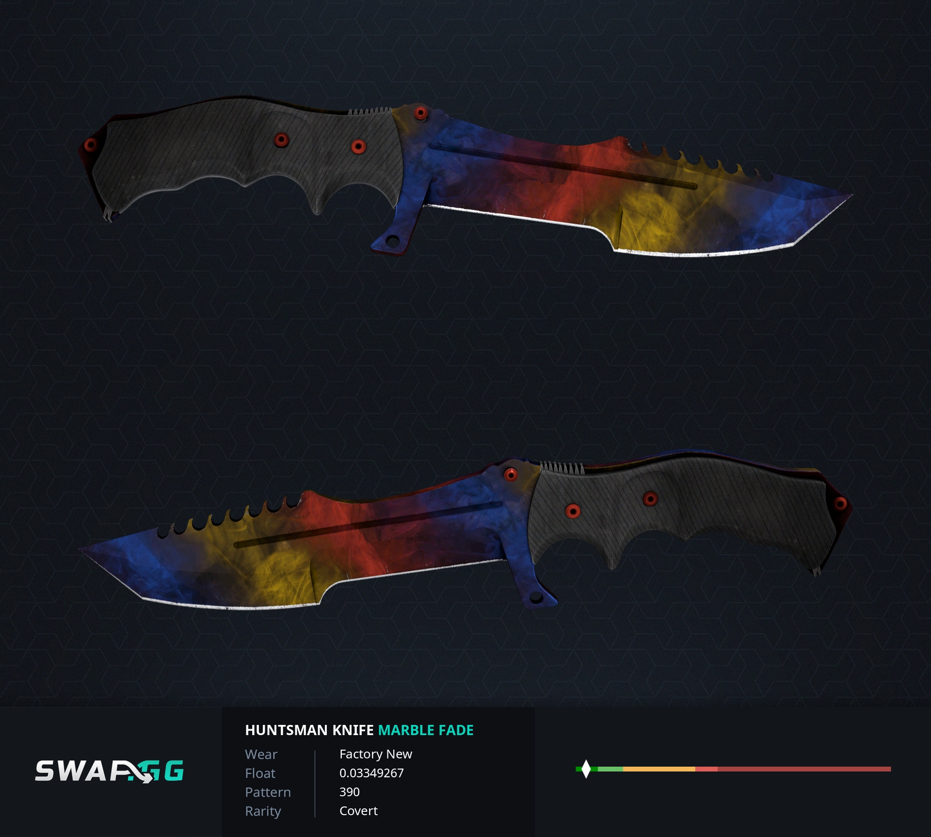 Sold - [Store]m9 marble fade, butterfly damascus steel, St huntsman ...