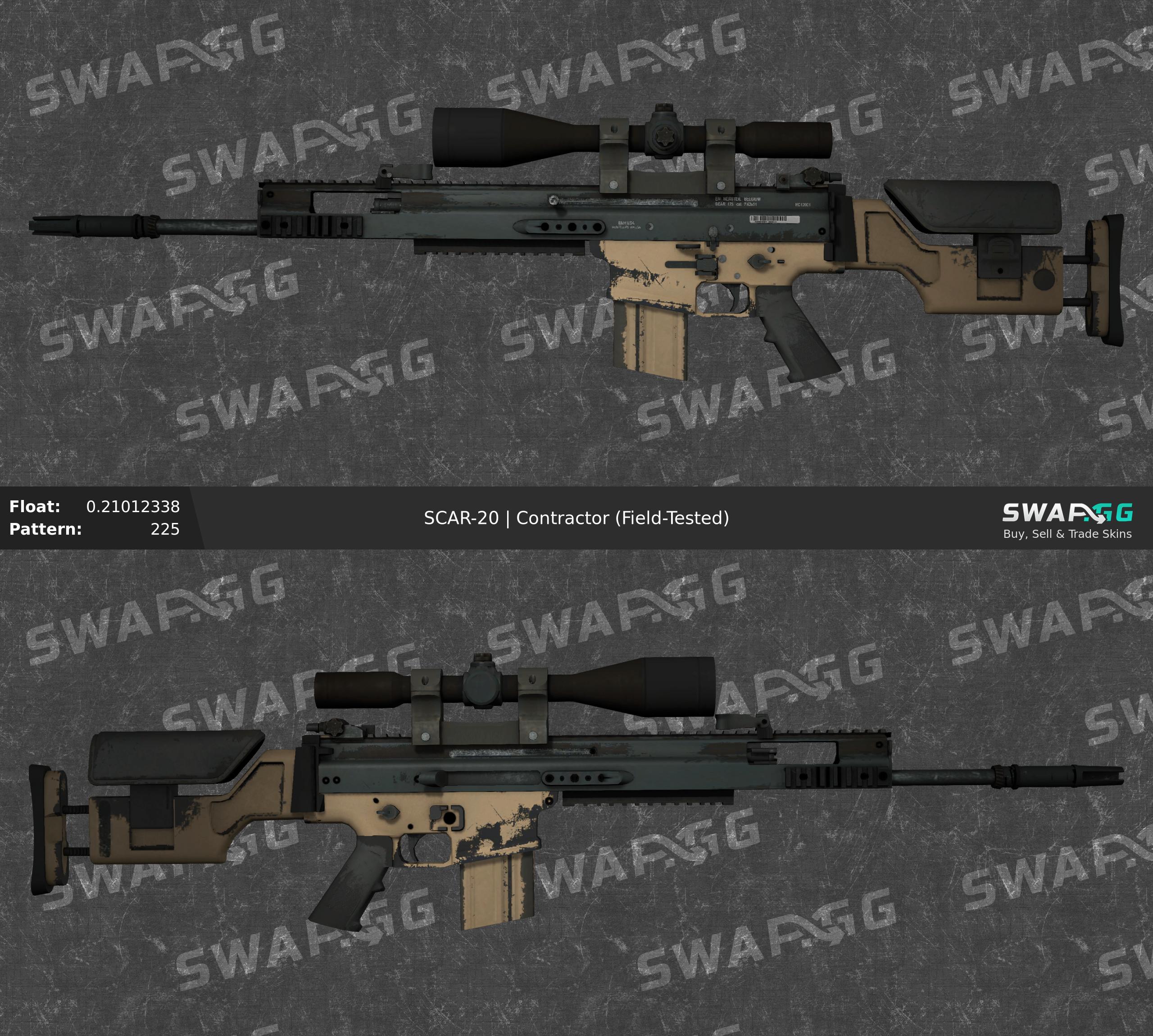 SCAR-20 Contractor cs go skin for android instal