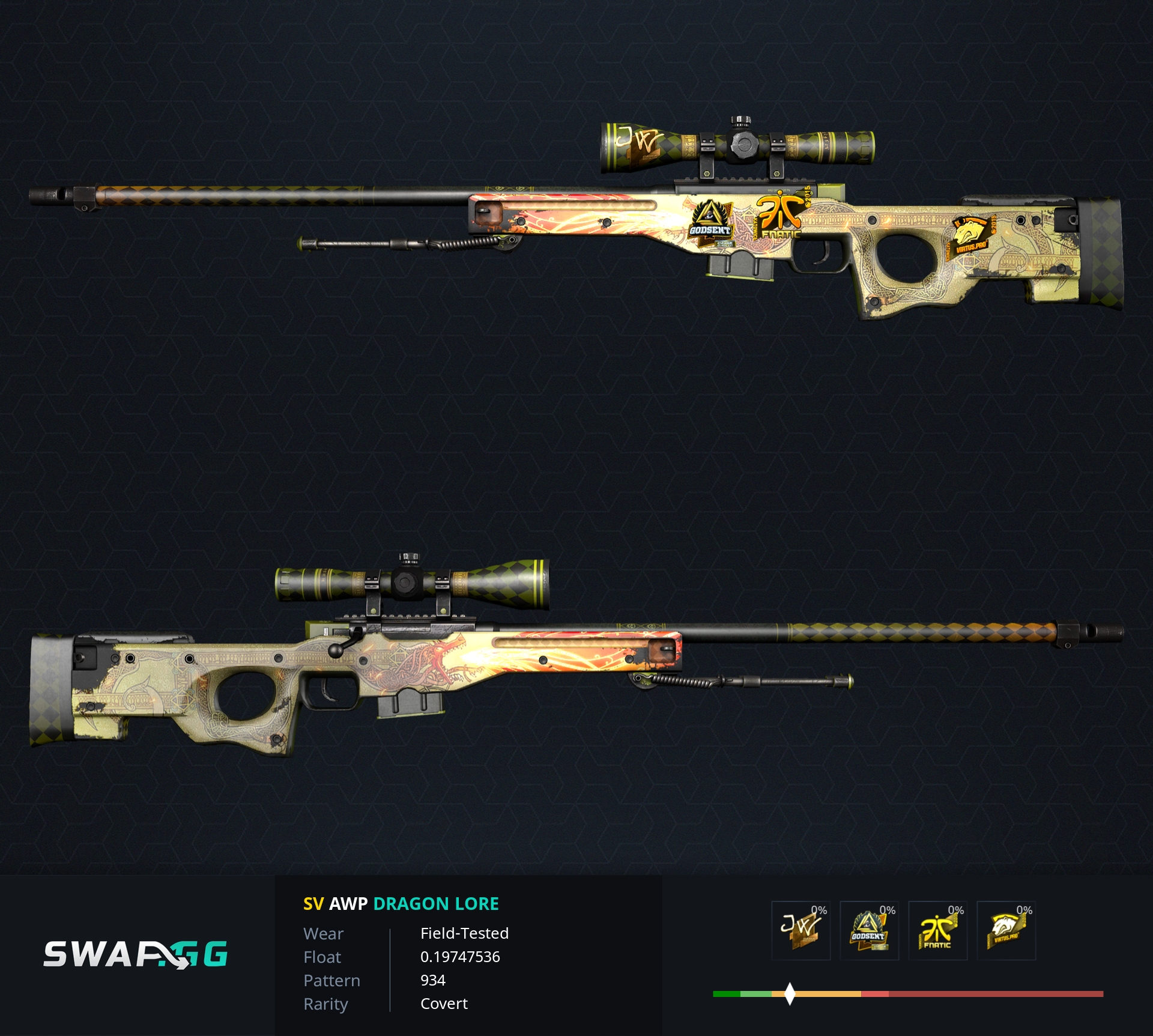 [H] Souvenir awp dragon lore ft 0.19 [W] 6x awp dlore fn : r ...