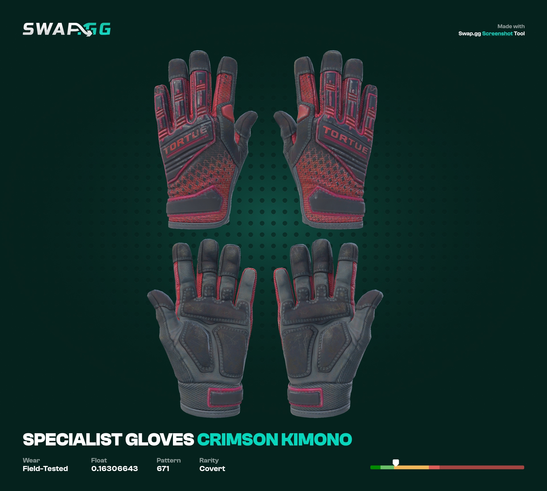 Crimson Kimono gloves wear mismatch between CSGO and CS2 : r ...