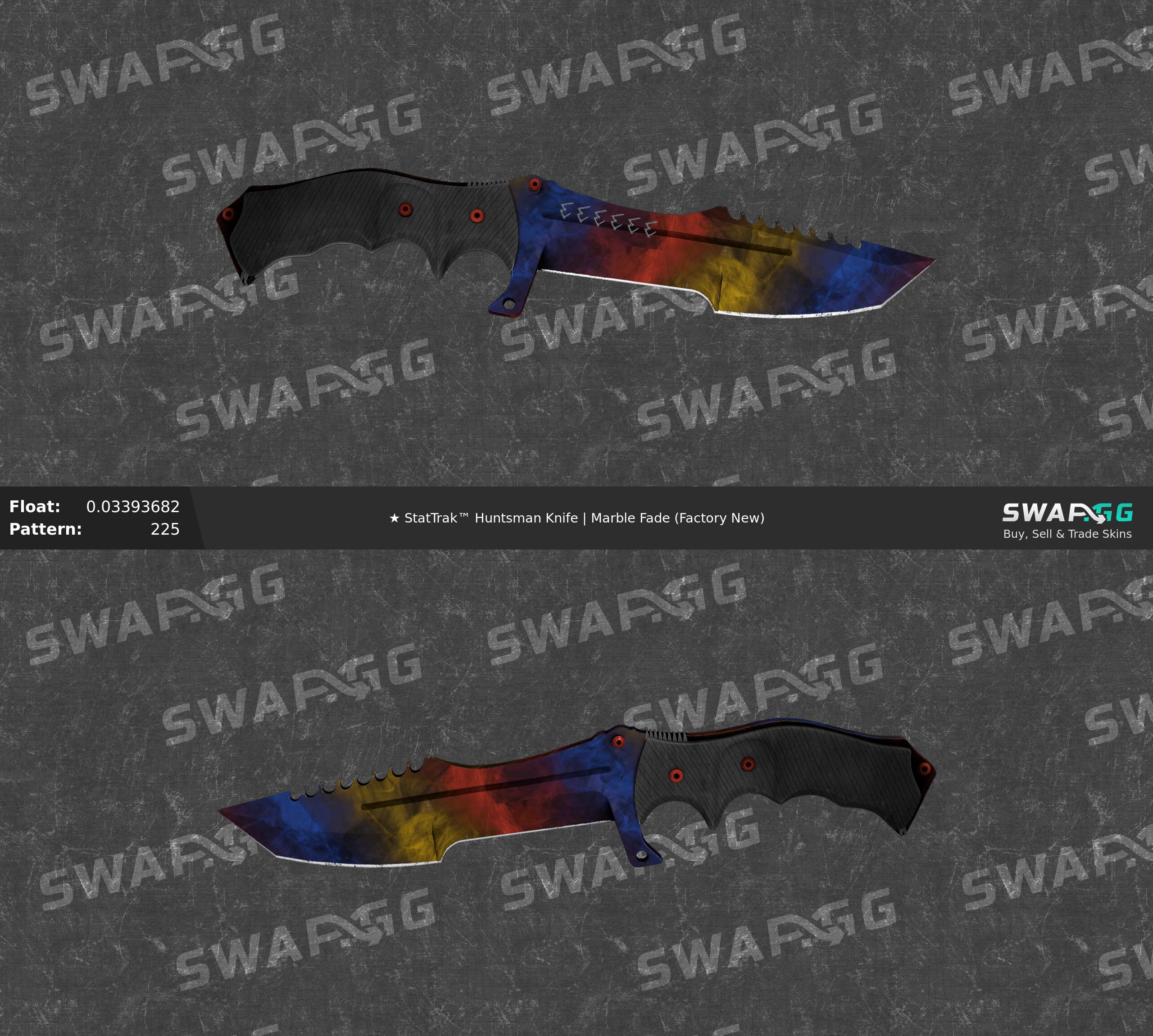 [For Sale] - ★ StatTrak™ Huntsman Knife | Marble Fade (Factory New ...