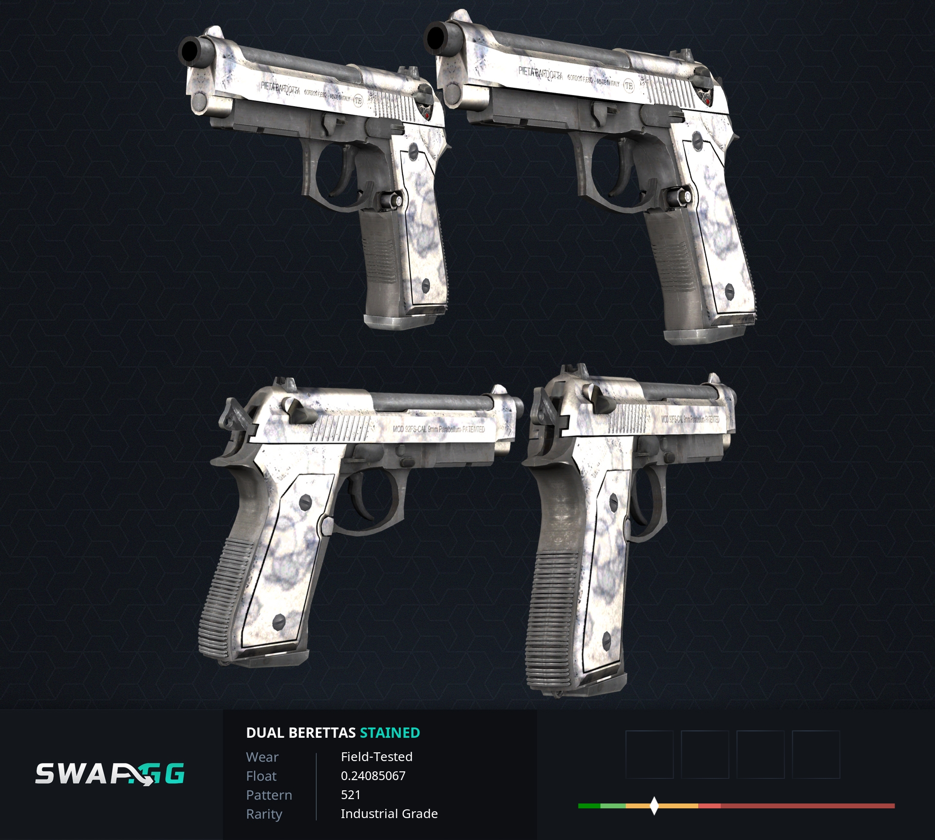 download the new for ios Dual Berettas Stained cs go skin